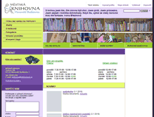Tablet Screenshot of knihovnamb.cz